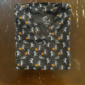 Halloween Scrub Top